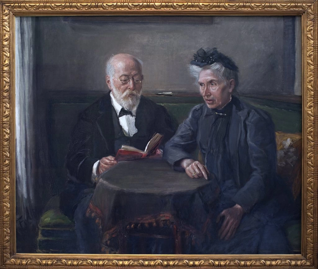 Il senatore Gustav Hertz e sua moglie - Hamburger Kunsthalle, Hamburg, Germany